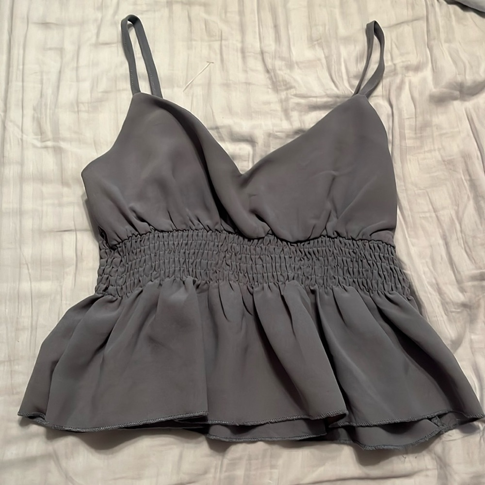 Shein blue/gray tank top, size small